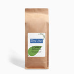 Bag of Being Vegan Hemp Coffee Blend featuring organic Arabica beans and hemp protein powder, providing a balanced, flavorful brew with added nutritional benefits.