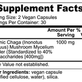 Chaga Mushroom Capsules: Nutrient-Packed Support for Gut Health & Immunity